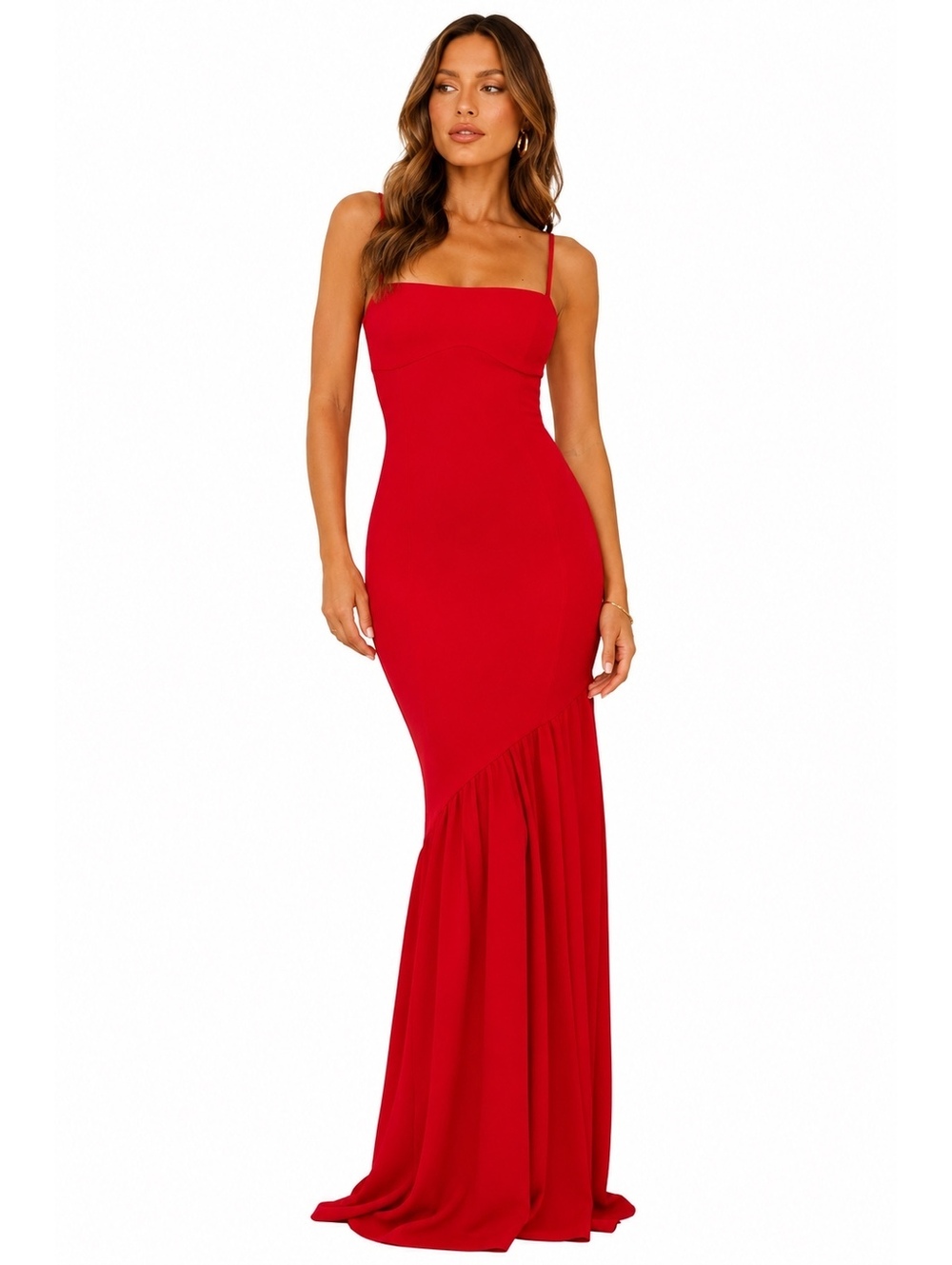 Flaws NWT DEAR EMILIA SPARKS OF ATTRACTION MAXI DRESS RED M
